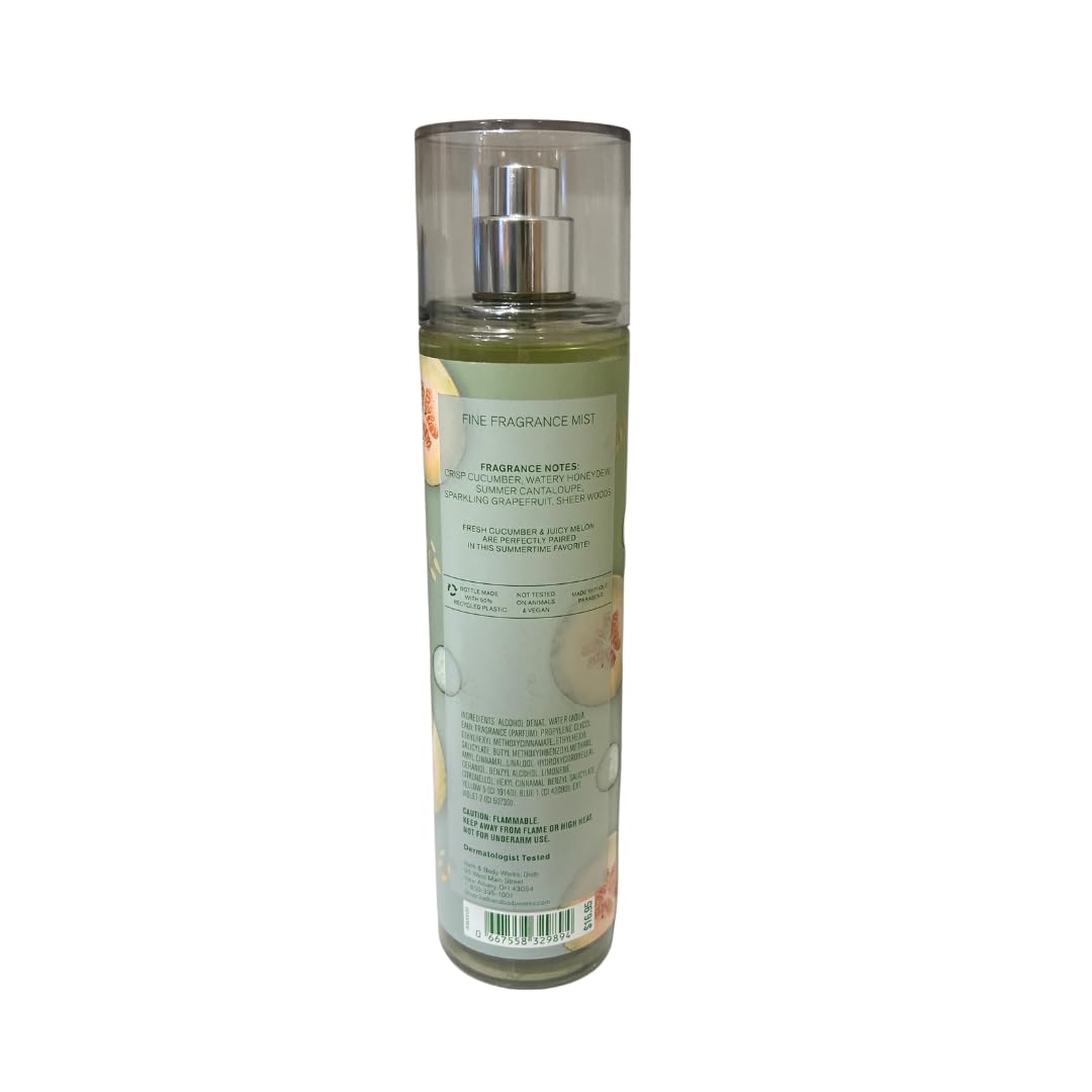 Cucumber Melon Fine Fragrance Mist 8oz Pack of 3 U8973