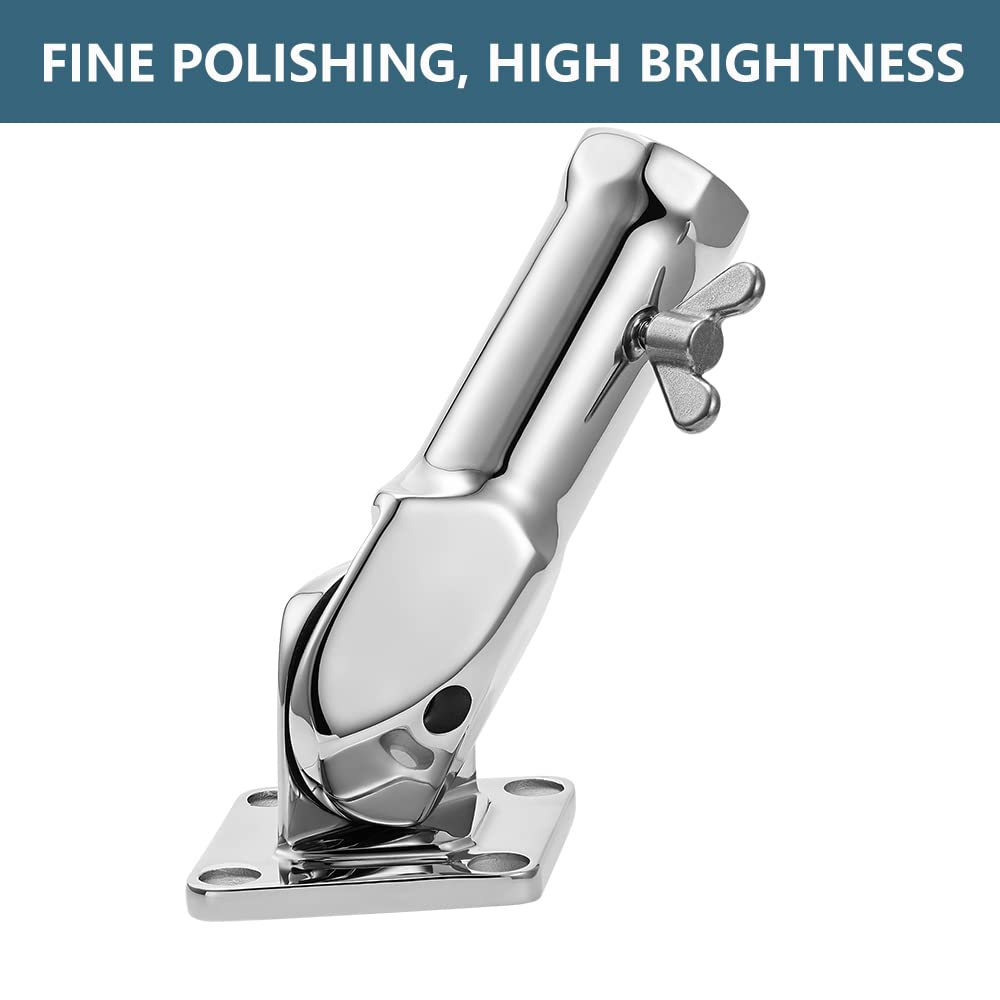 Flag Pole Holder 304 Stainless Steel 180 Degree H8163