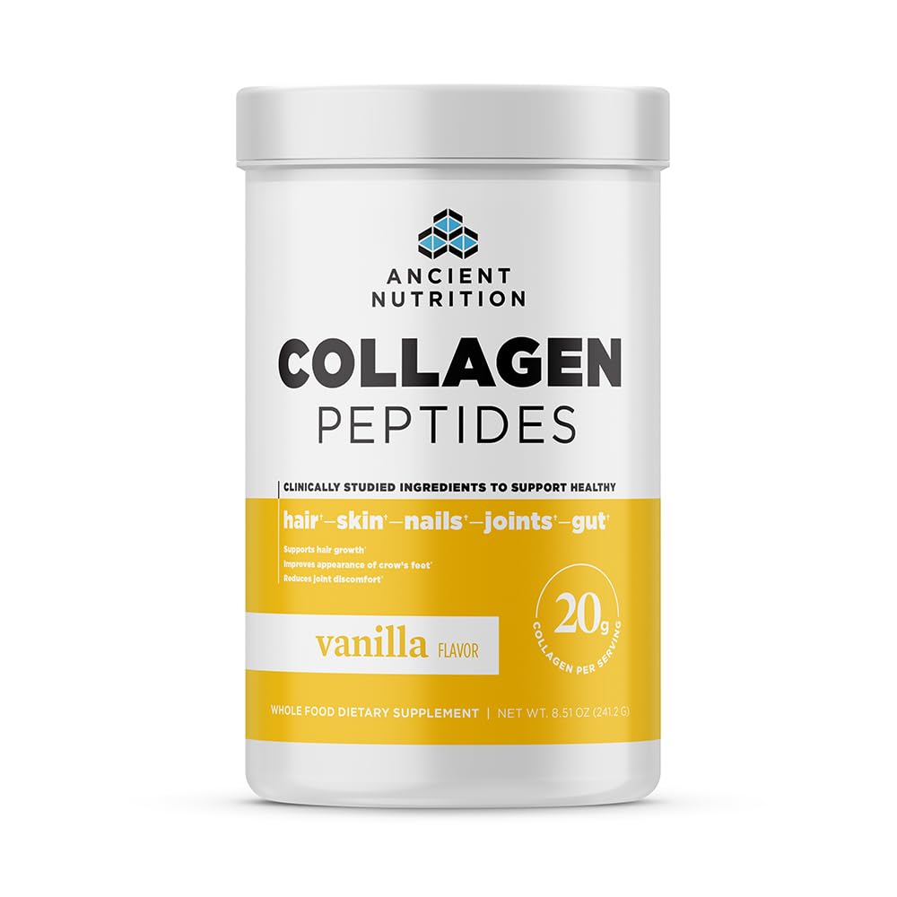 Hydrolyzed Collagen Peptides Powder Vanilla O1387