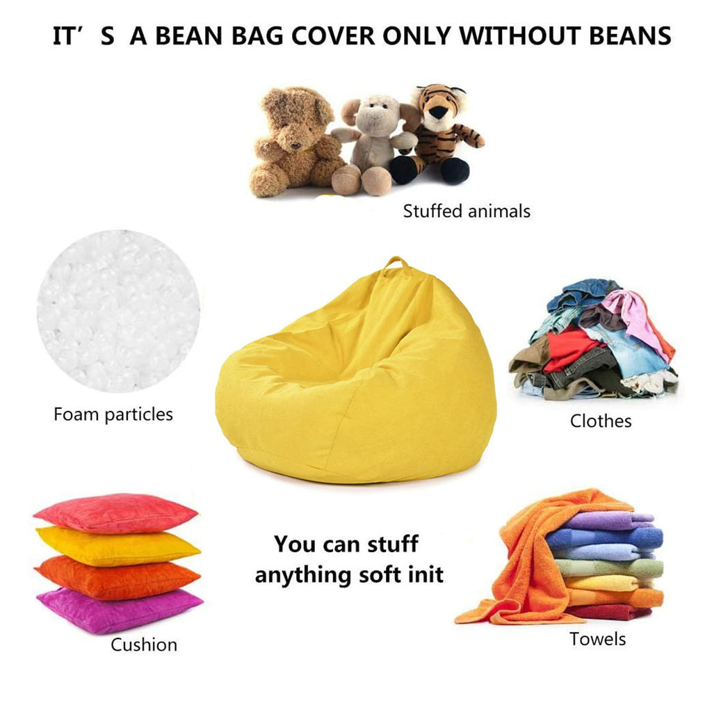 Yellow Bean Bag Chair Cover 70x80cm M70508