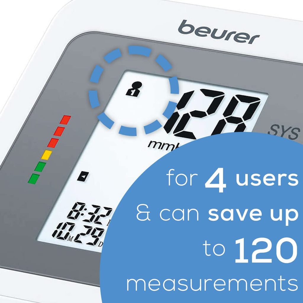 Upper Arm Blood Pressure Monitor with Large Cuff H87103