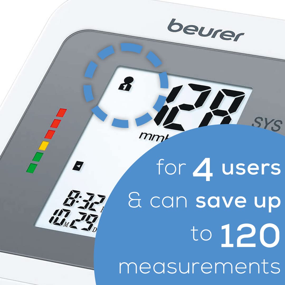 Upper Arm Blood Pressure Monitor with Large Cuff H87103