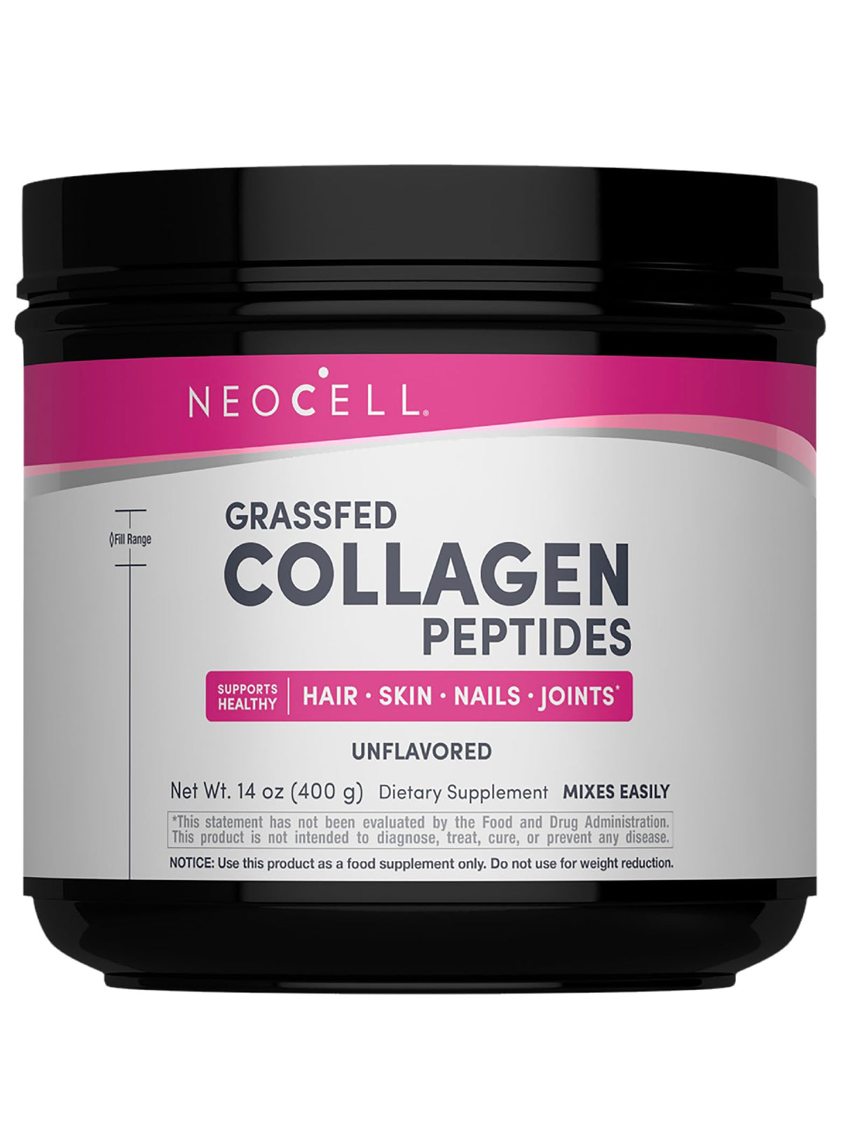 Grassfed Collagen Peptides Powder 14 oz Unflavored A542