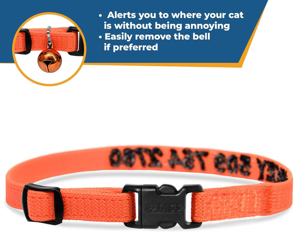Personalized Cat Collars with Breakaway Safety Release Buckle O99035