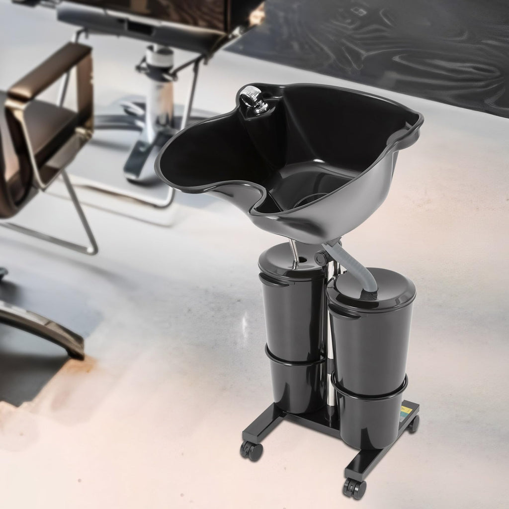Portable Electric Shampoo Bowl with 2 Water Buckets S9852