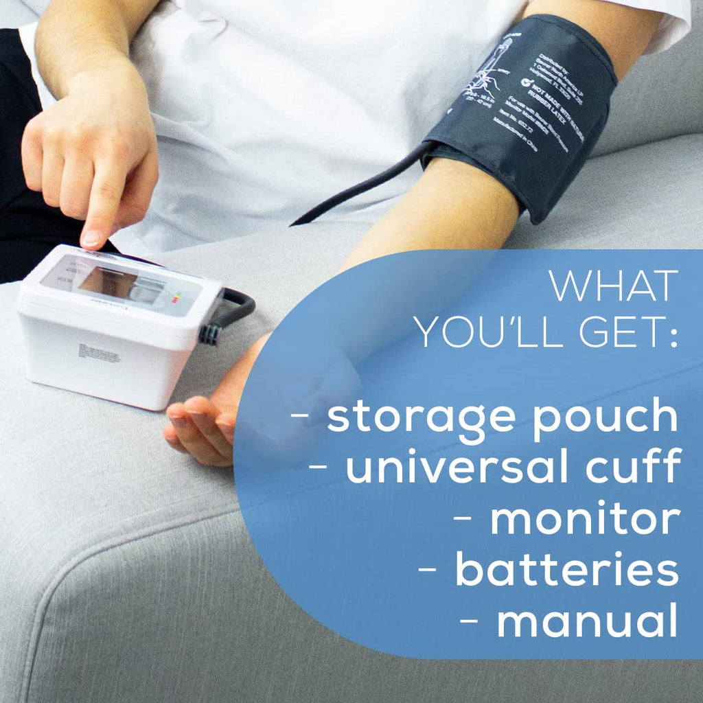 Upper Arm Blood Pressure Monitor with Large Cuff H87103
