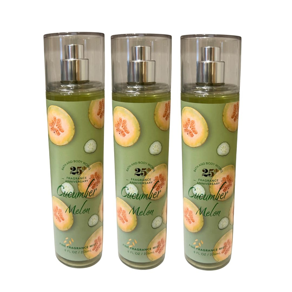 Cucumber Melon Fine Fragrance Mist 8oz Pack of 3 U8973