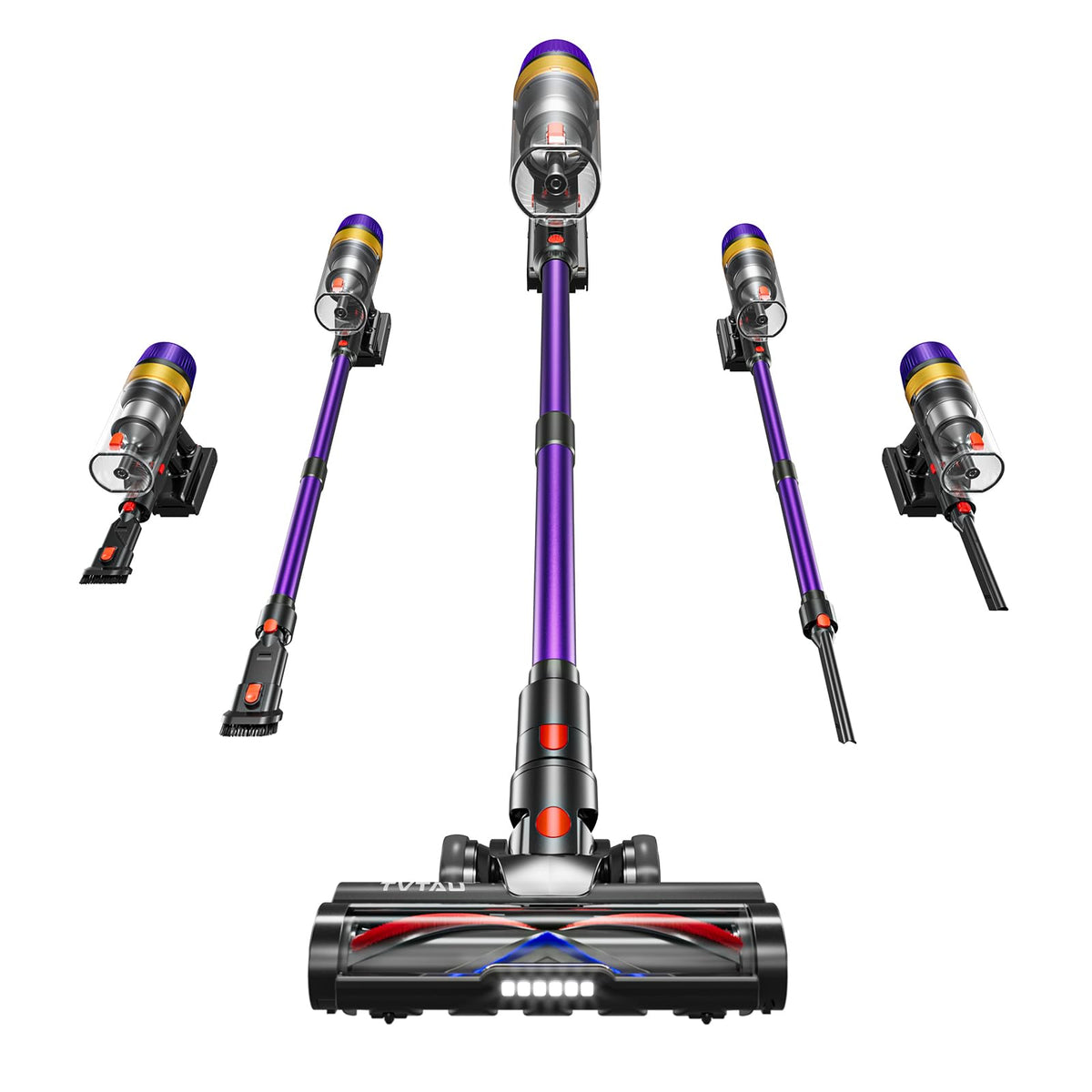 Cordless Stick Vacuum Cleaner 620W 55KPA 75Min 1.8L U1066