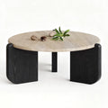Solid Wood Stone Top Coffee Table E924278