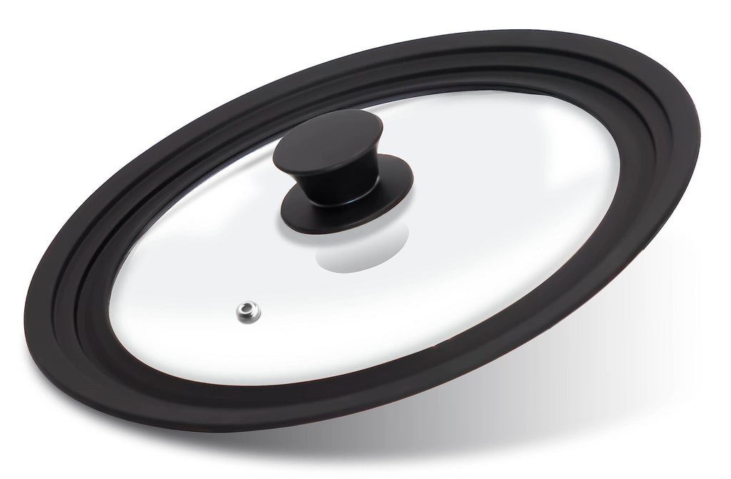 Tempered Glass Lid with Silicone Rim for Pots Pans and Skillets T807839