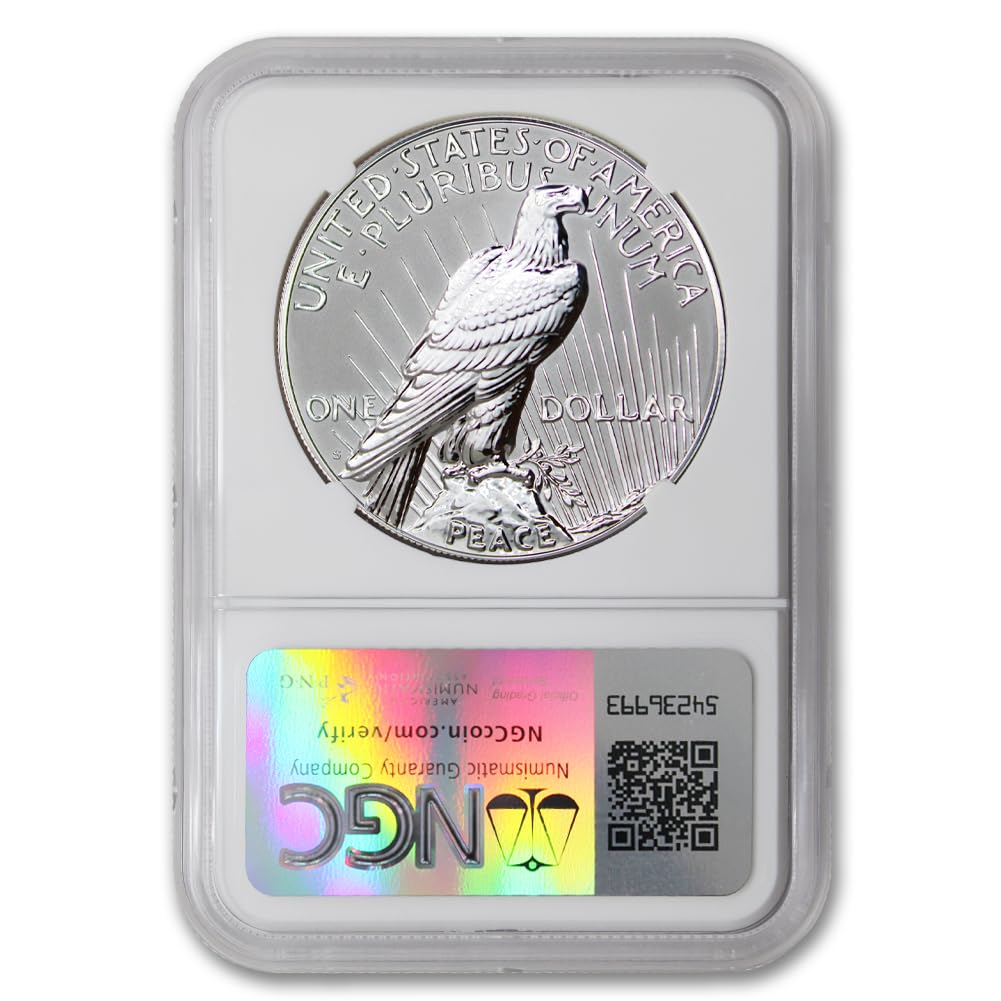 American Proof Silver Morgan and Peace $1 A309