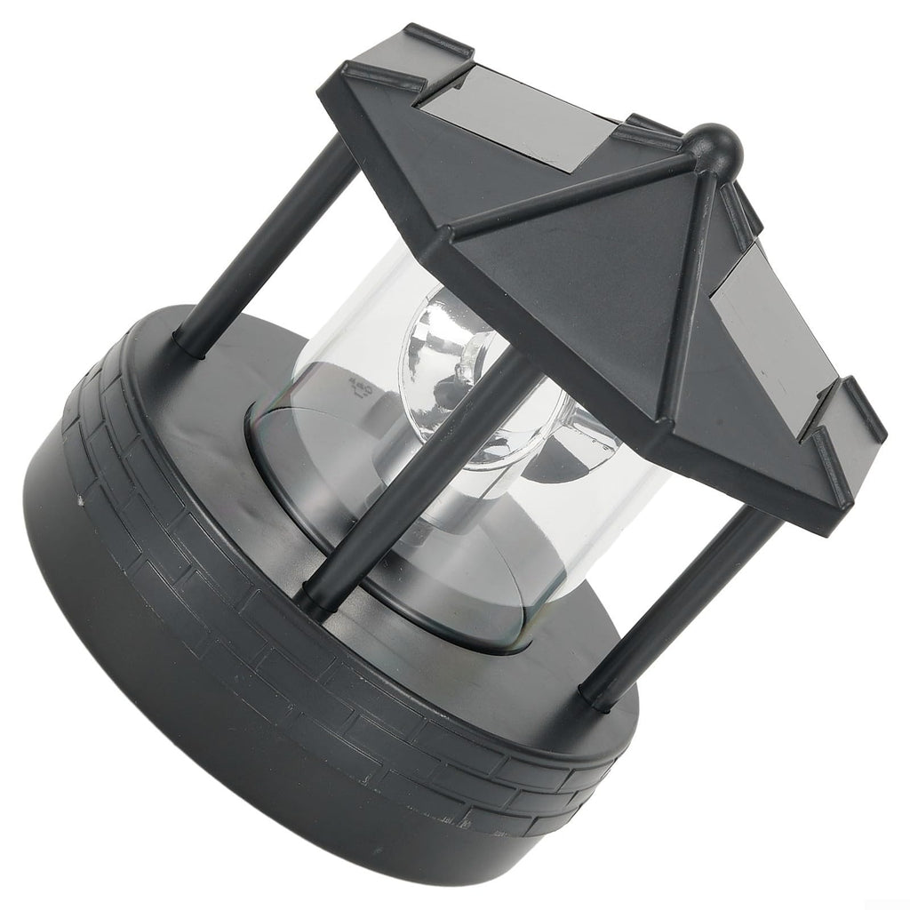 Solar Powered Lighthouse IP65 360 Degree Rotating Lamp S3632