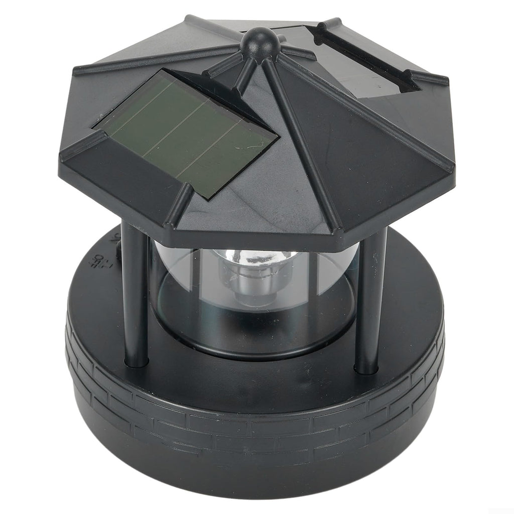 Solar Powered Lighthouse IP65 360 Degree Rotating Lamp S3632
