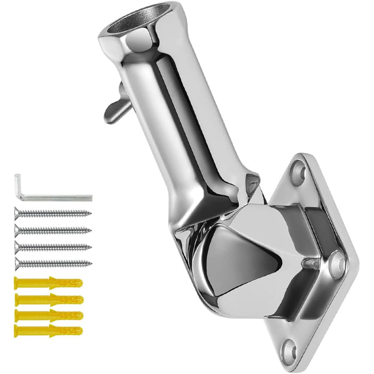 Flag Pole Holder 304 Stainless Steel 180 Degree H8163