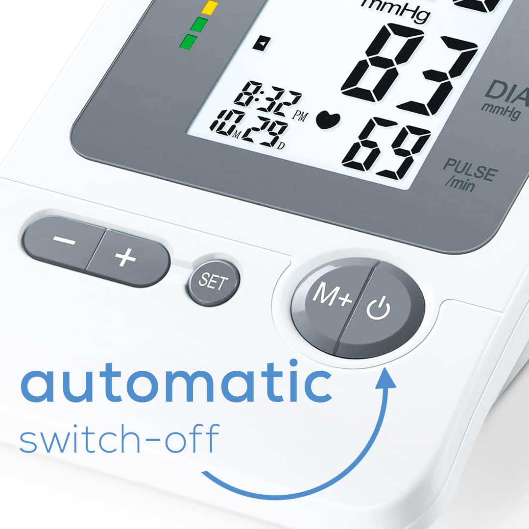 Upper Arm Blood Pressure Monitor with Large Cuff H87103