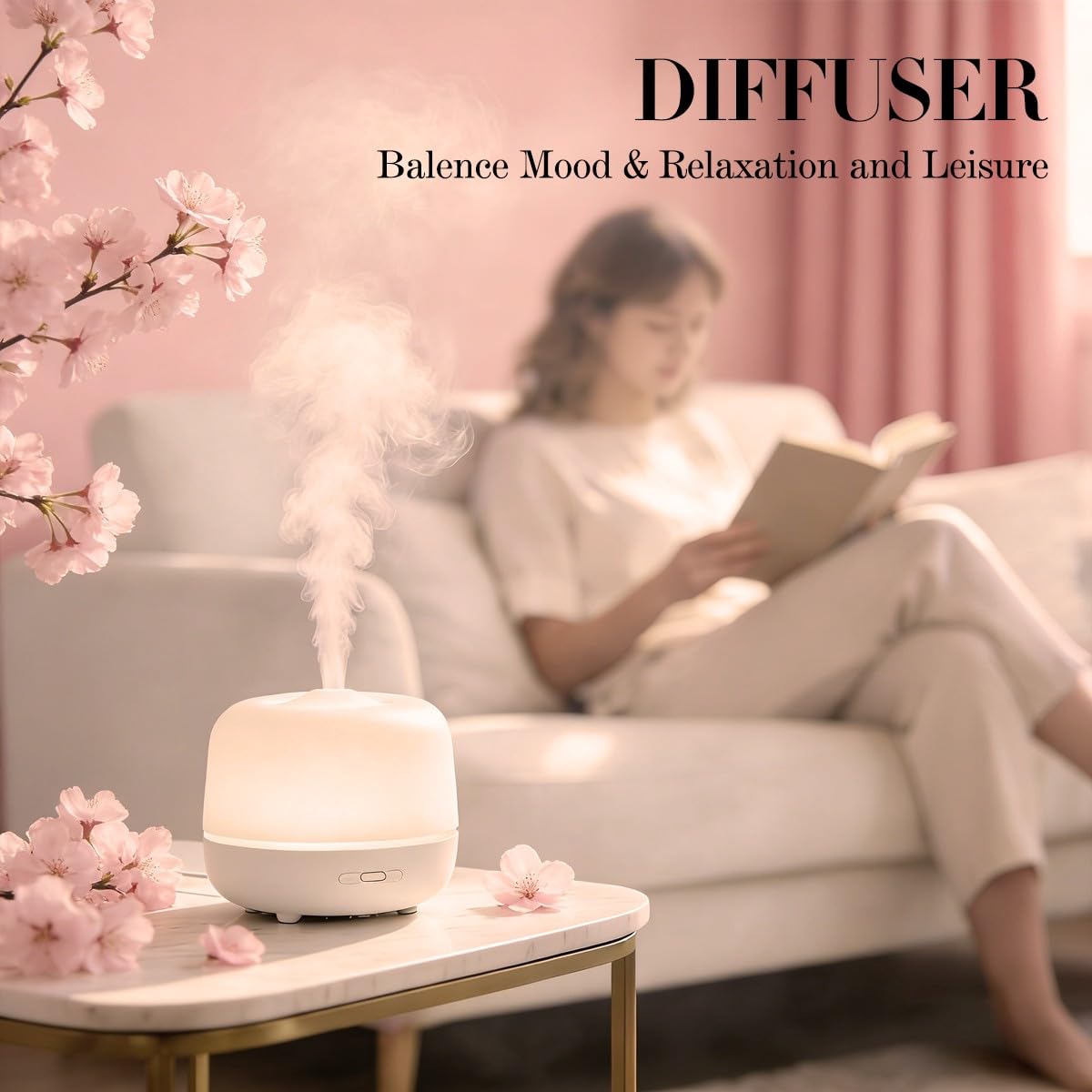 Cherry Blossom & Lavender Essential Oil 4 Fl Oz + 0.33 Fl Oz B83706