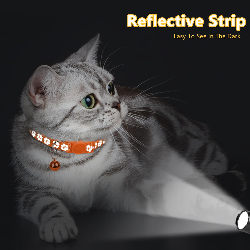 2 Pack Reflective Breakaway Cat Collar with Bell W567