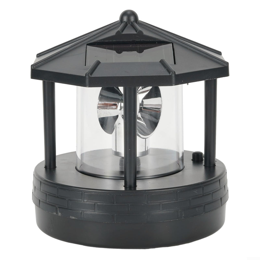 Solar Powered Lighthouse IP65 360 Degree Rotating Lamp S3632