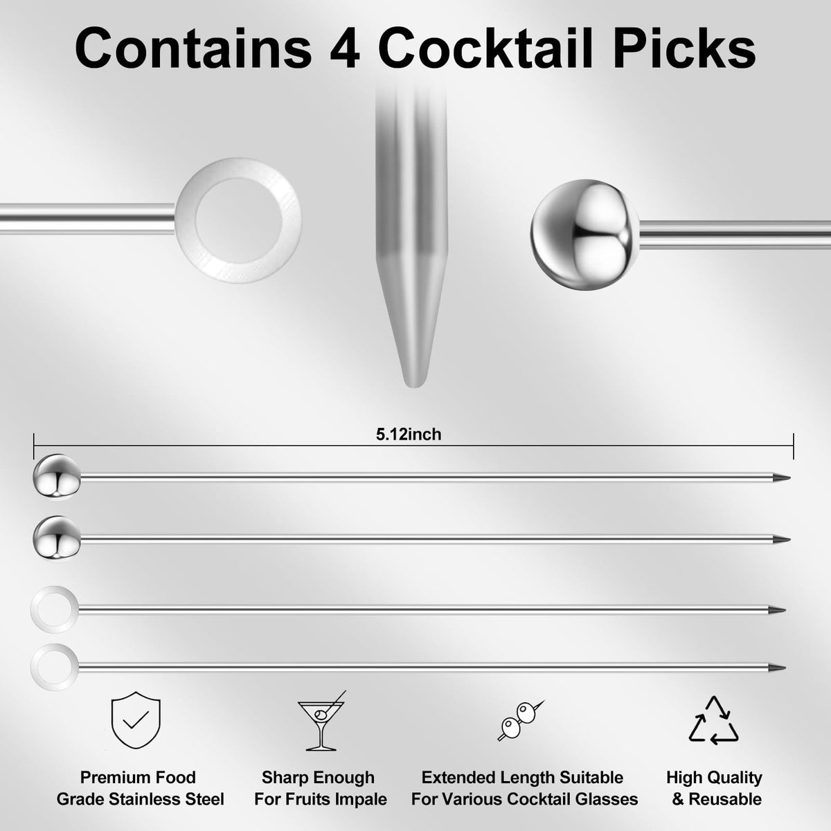 Set of 4 10oz Unbreakable Tritan Stemless Cocktail Glasses H896890