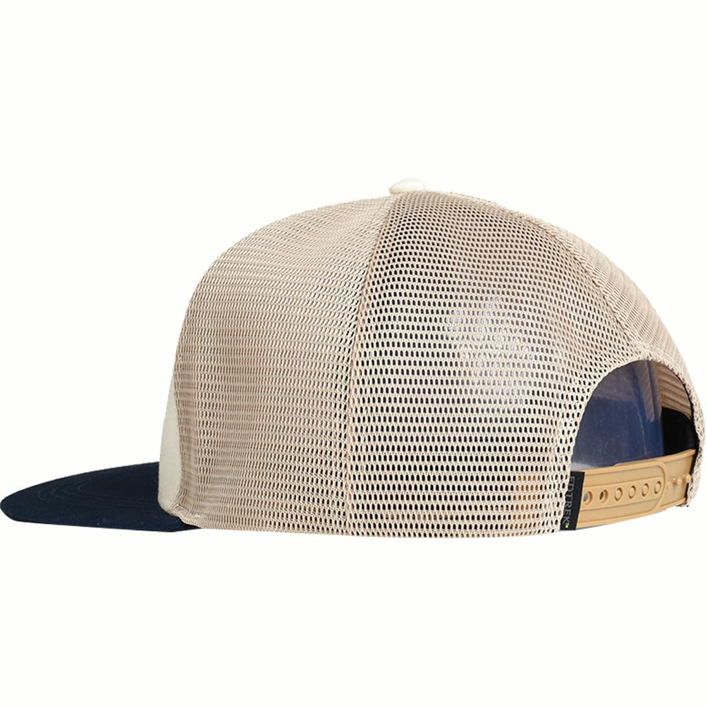 Breathable Mesh Performance Cap Flat Brim Snapback Hat D683