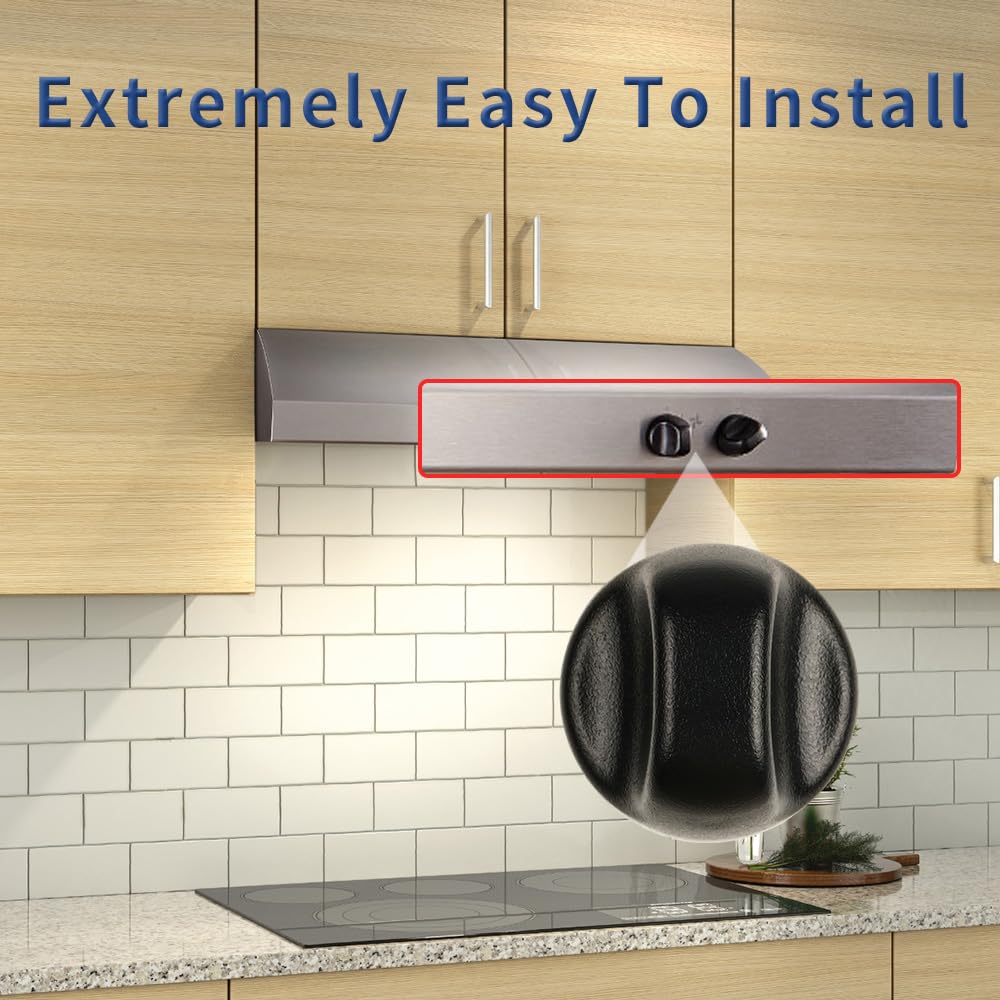 Black Range Hood Knob Replacement Part S577