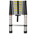 14.5 FT Aluminum Telescoping Ladder 330LB Capacity L303