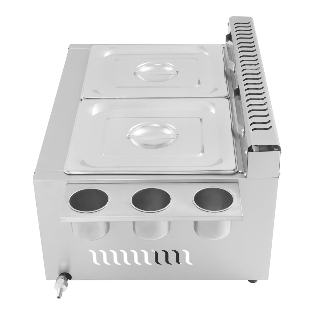 Stainless Steel Countertop Gas Deep Fryer with Basket N259855
