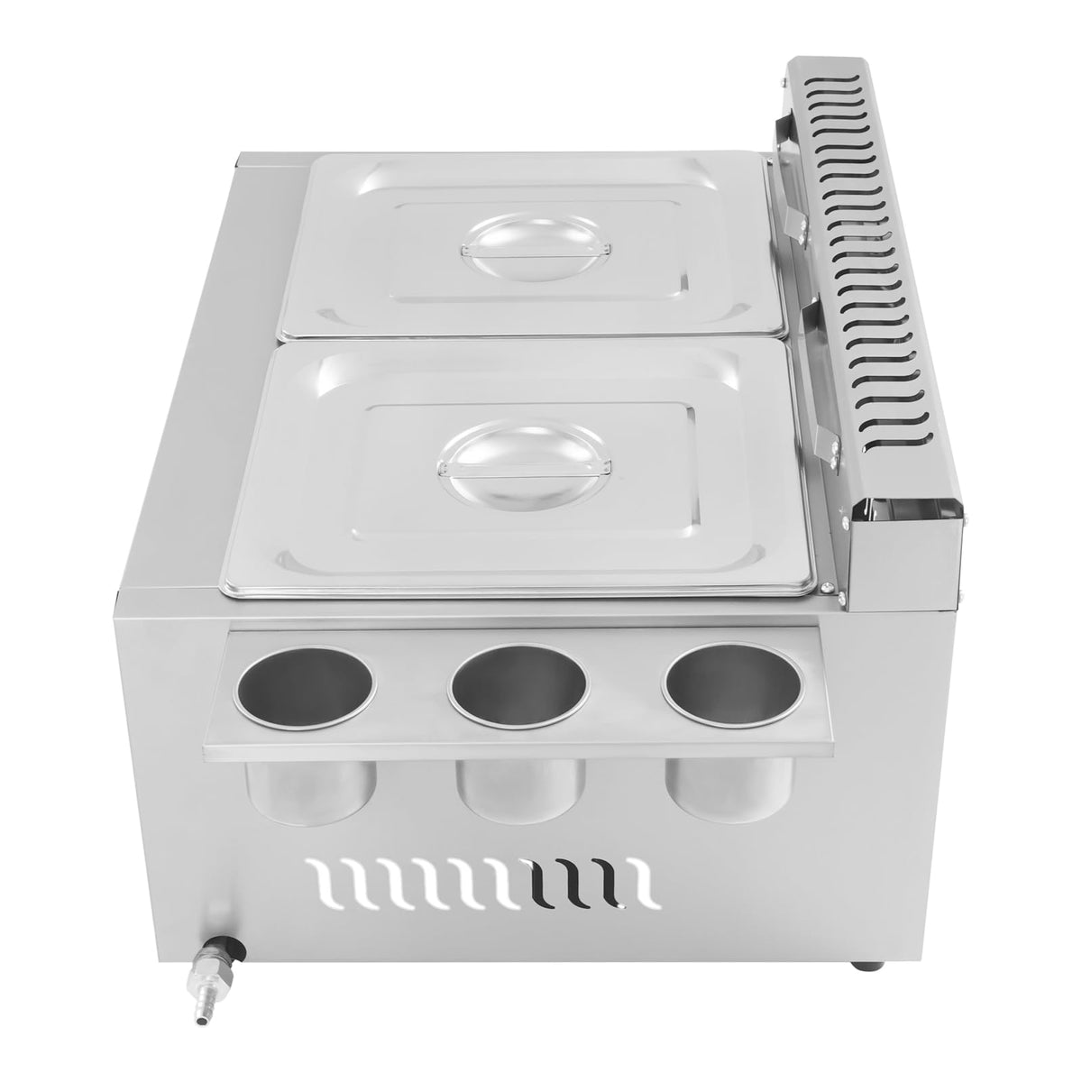 Stainless Steel Countertop Gas Deep Fryer with Basket N259855