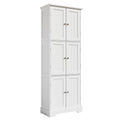 63.2" Tall Bathroom Storage Cabinet with 6 Doors J287235