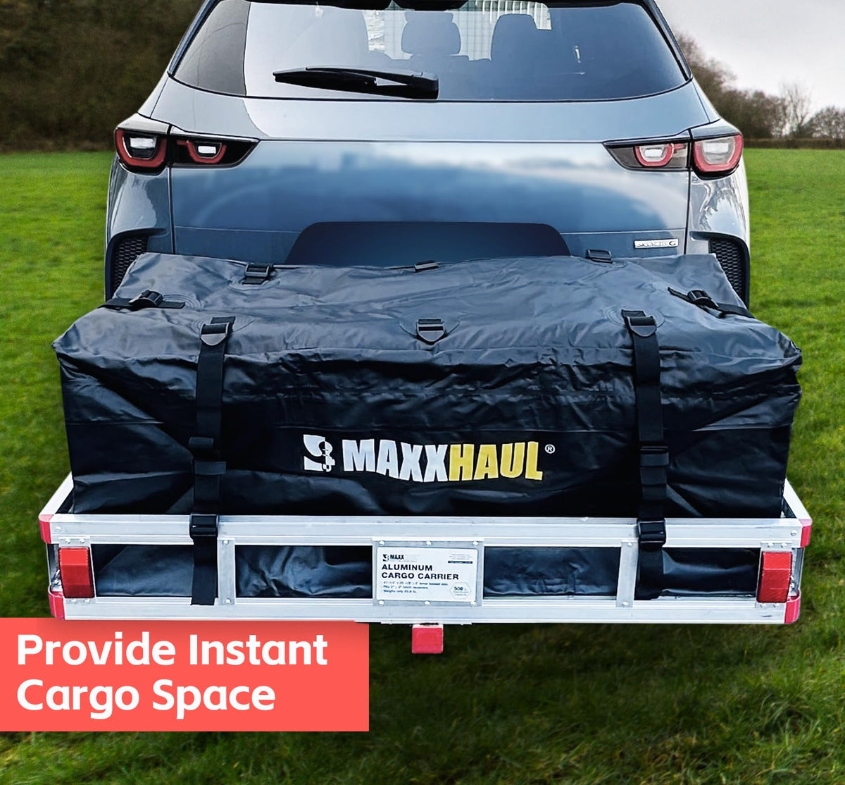 Aluminum Cargo Carrier 500 lb Capacity for 2" Hitches L111399
