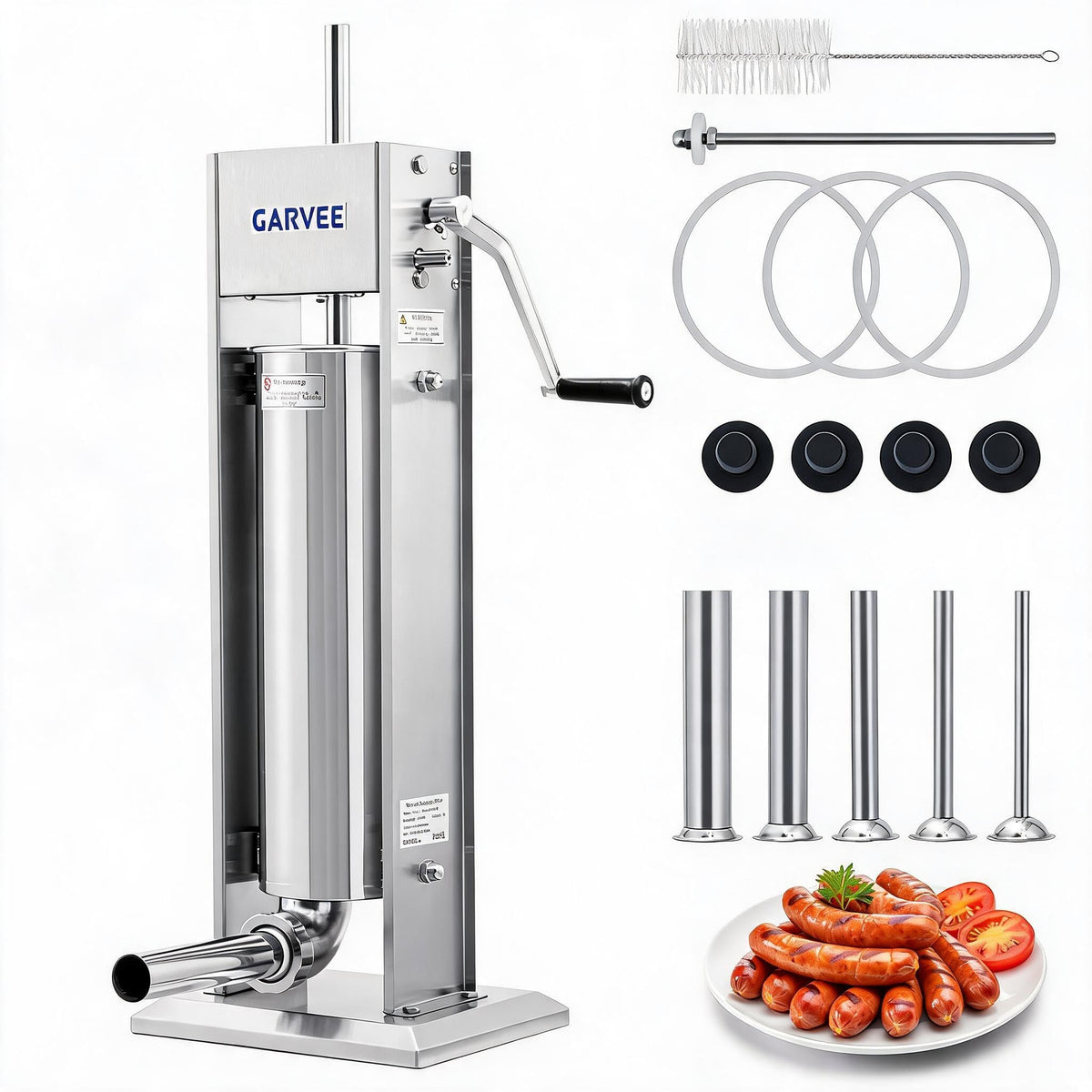 304 Stainless Steel Manual Vertical Sausage Stuffer K34983