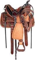 Leather Horse Saddle Set with Tack & Stirrups N400201