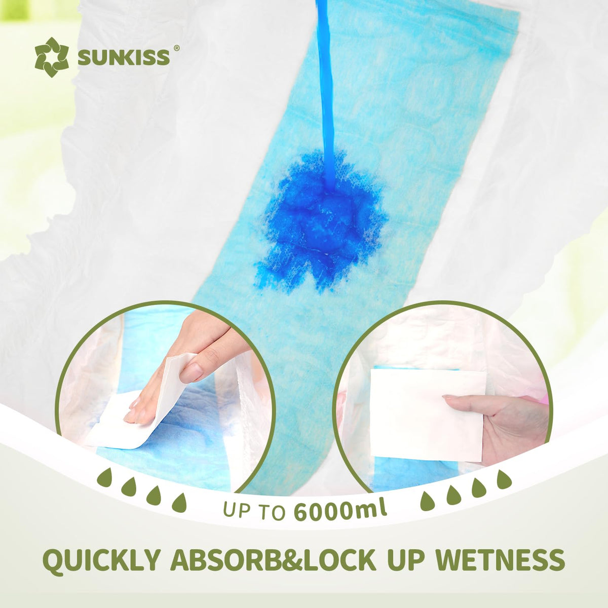 White Adult Diapers M7022