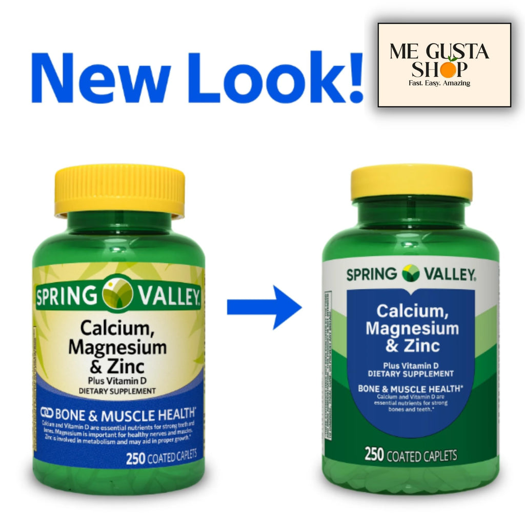 Calcium Magnesium Zinc Plus Vitamin D3 Caplets 500 Count M135751