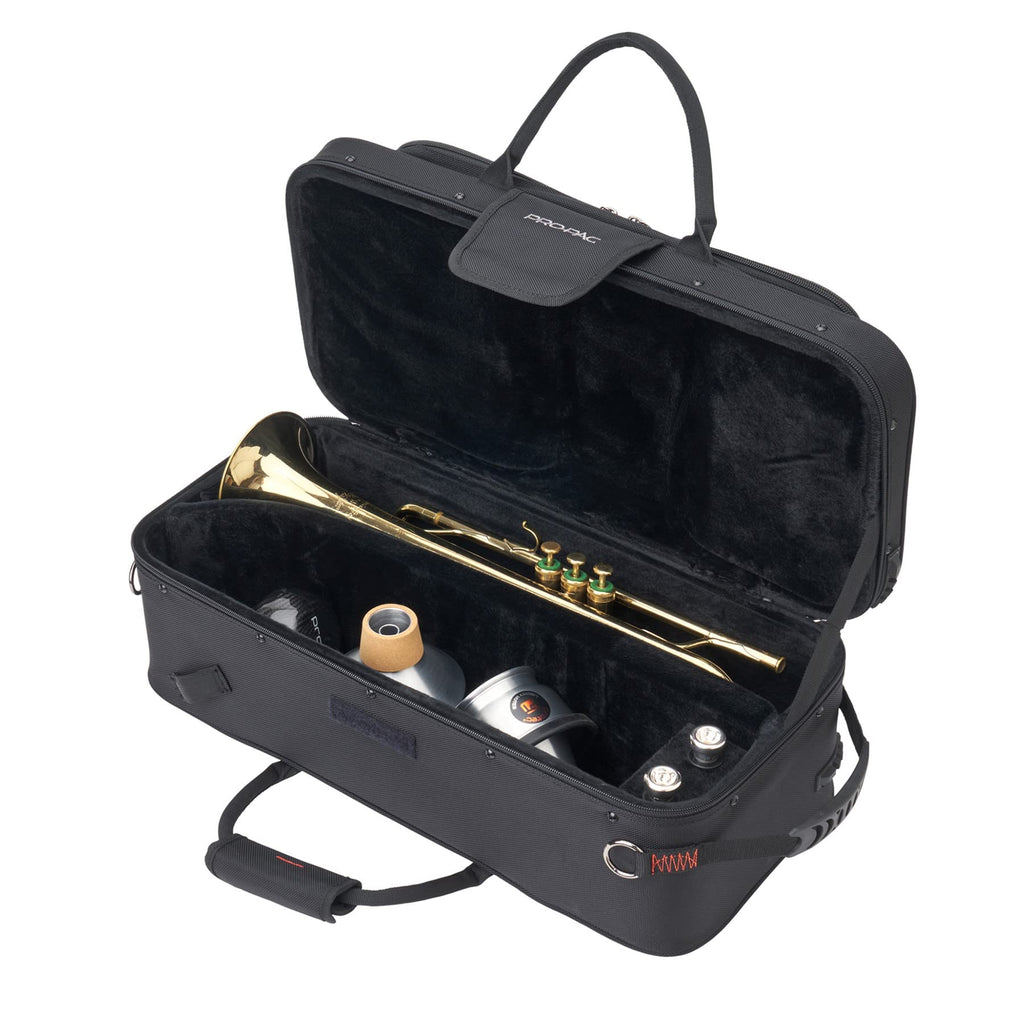 Black Trumpet Rectangular Case with Mute Storage Compartment O411102