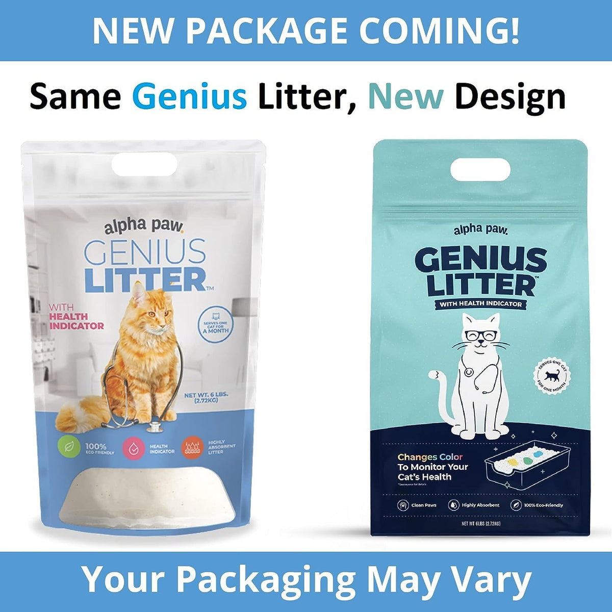 Lightweight Crystal Silica Gel Cat Litter, 6 lb Bag V960654