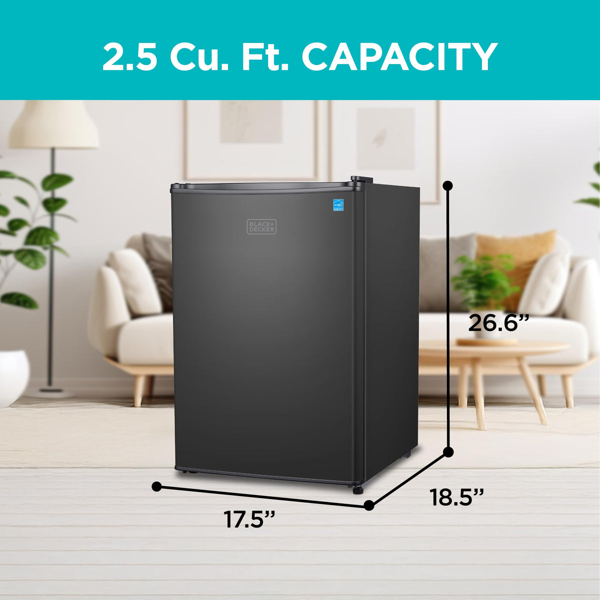 2.5 Cu. Ft. Compact Refrigerator S1481