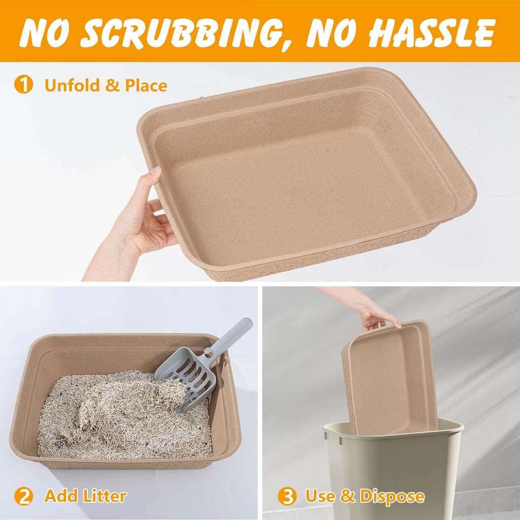 Disposable Cat Litter Box 9-Pack M628668