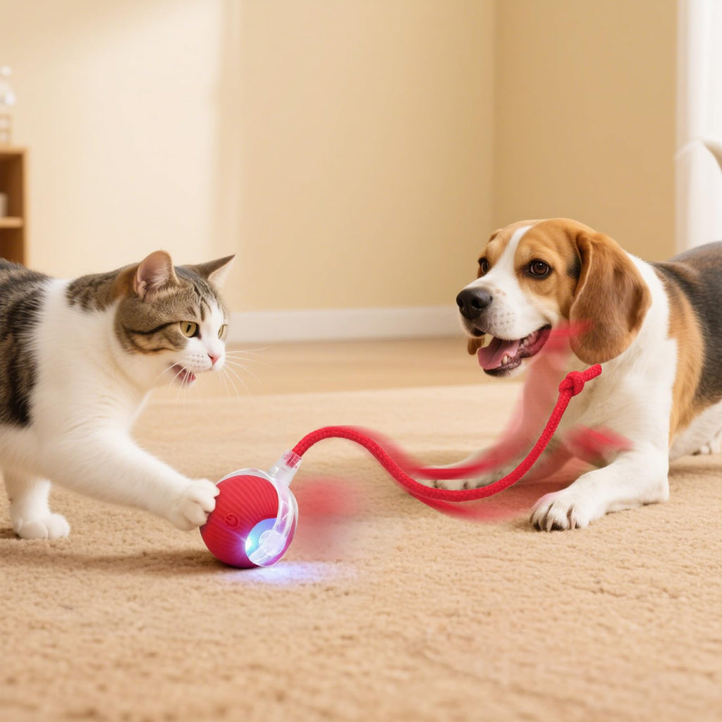 Automatic Rolling Electronic Cat Dog Toy Y851