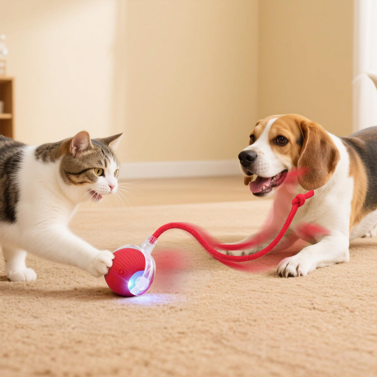 Automatic Rolling Electronic Cat Dog Toy Y851