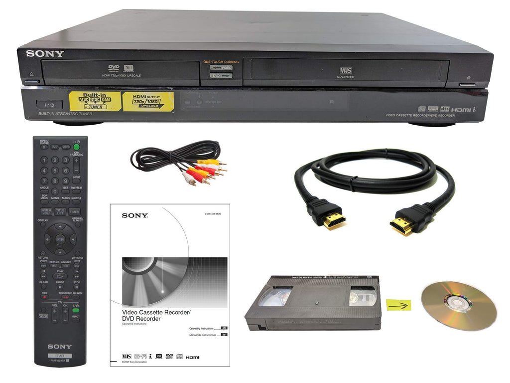 VHS to DVD Recorder VCR Combo with Remote K989085