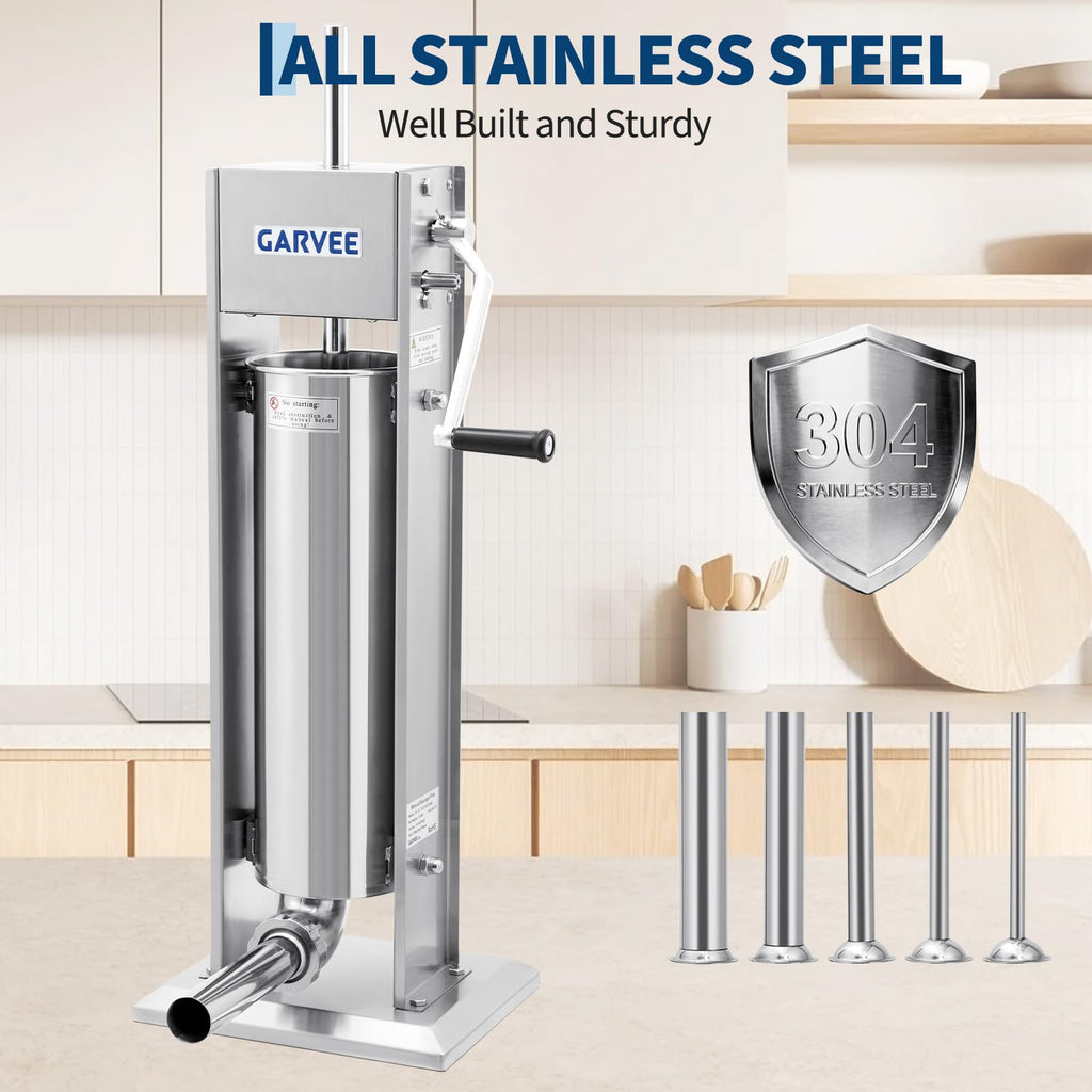 304 Stainless Steel Manual Vertical Sausage Stuffer K34983