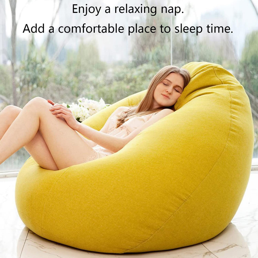 Yellow Bean Bag Chair Cover 70x80cm M70508