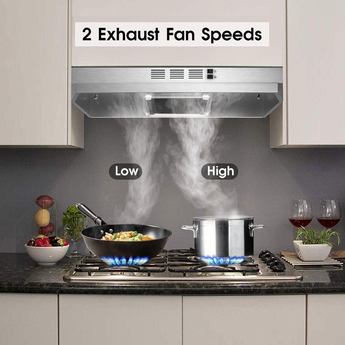 30 inch Under Cabinet Stainless Steel Range Hood J531514