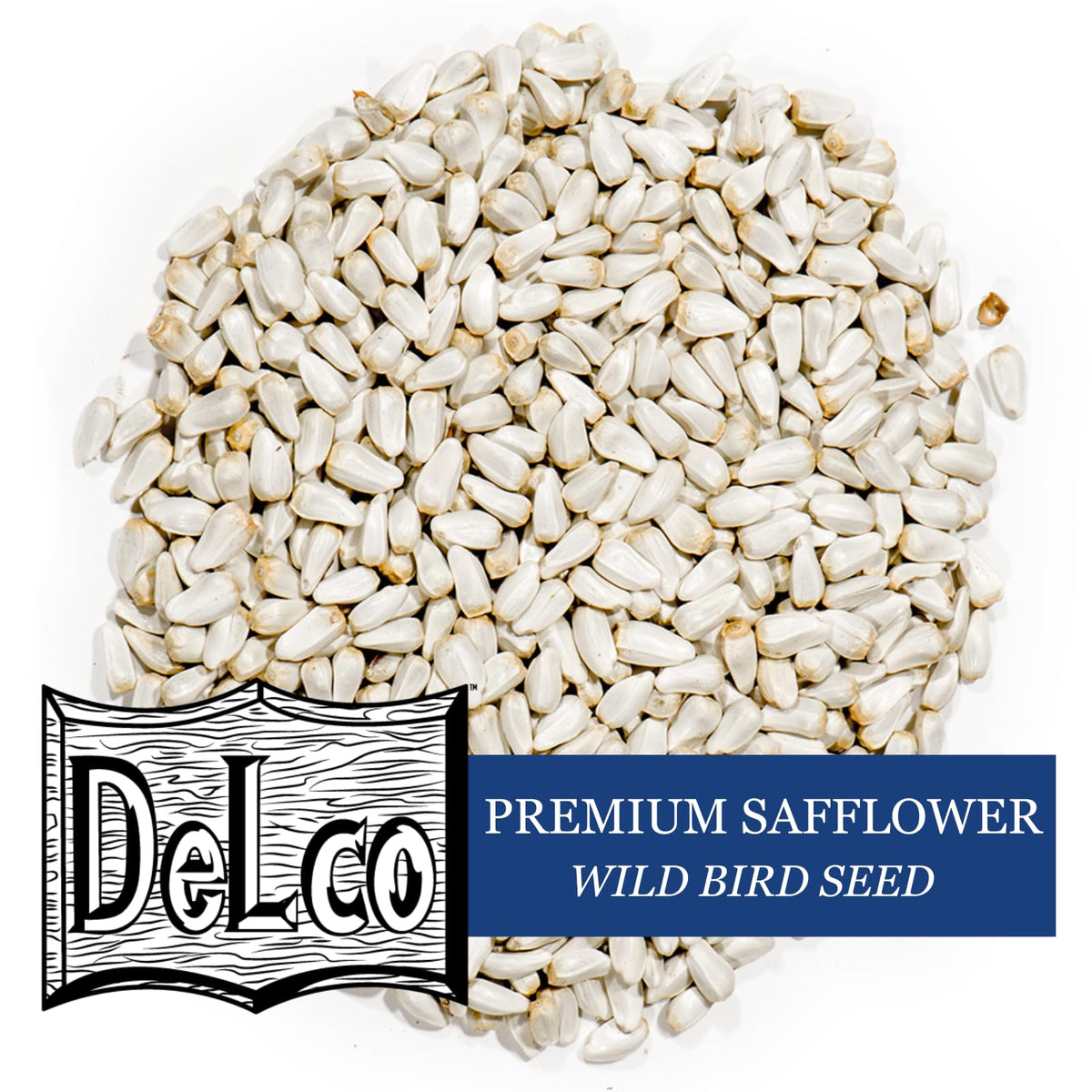 Safflower Wild Bird Seed 20 lb Bag Z699