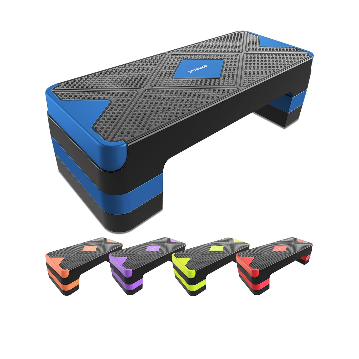 Adjustable Aerobic Exercise Step with 4” 6” 8” Risers I656492