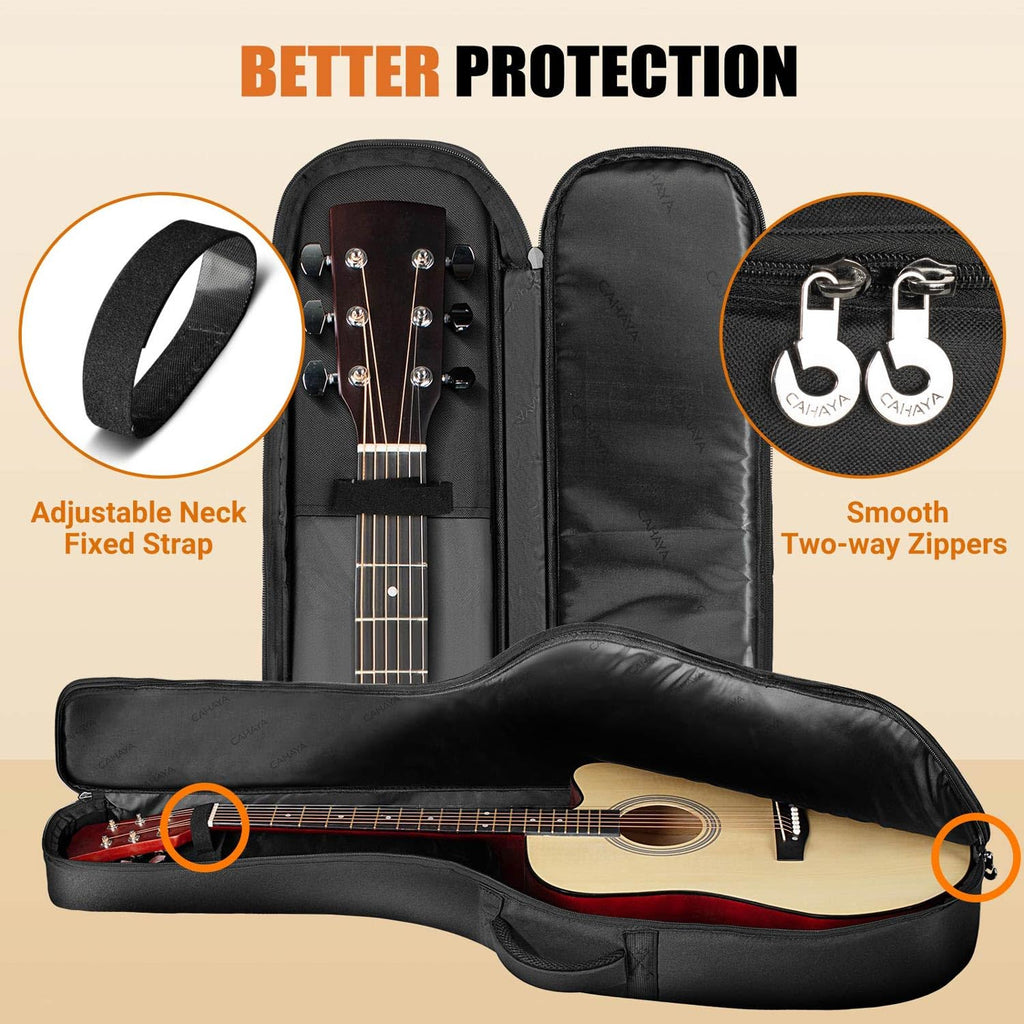 42 43 44In 0.5In Thick Padding Acoustic Guitar Bag S2874