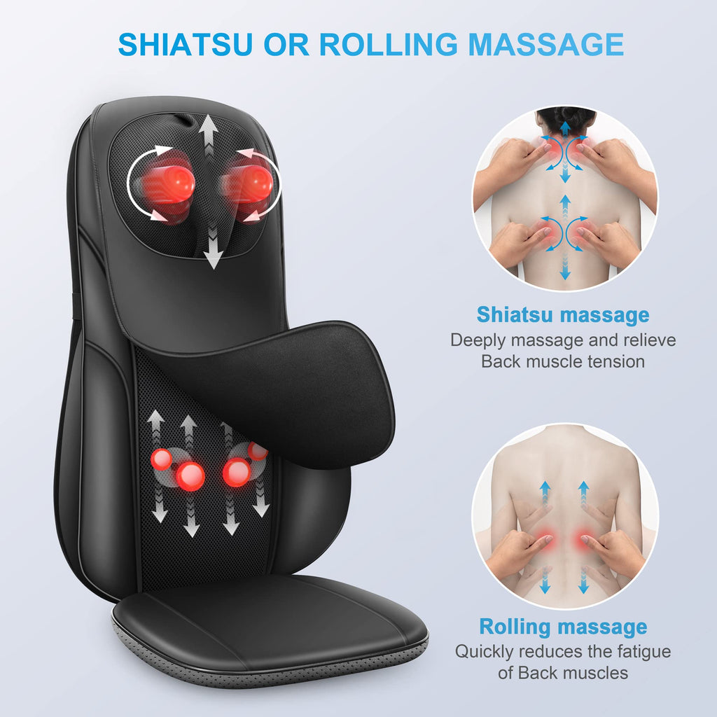 Shiatsu Back Massager with Heat U672