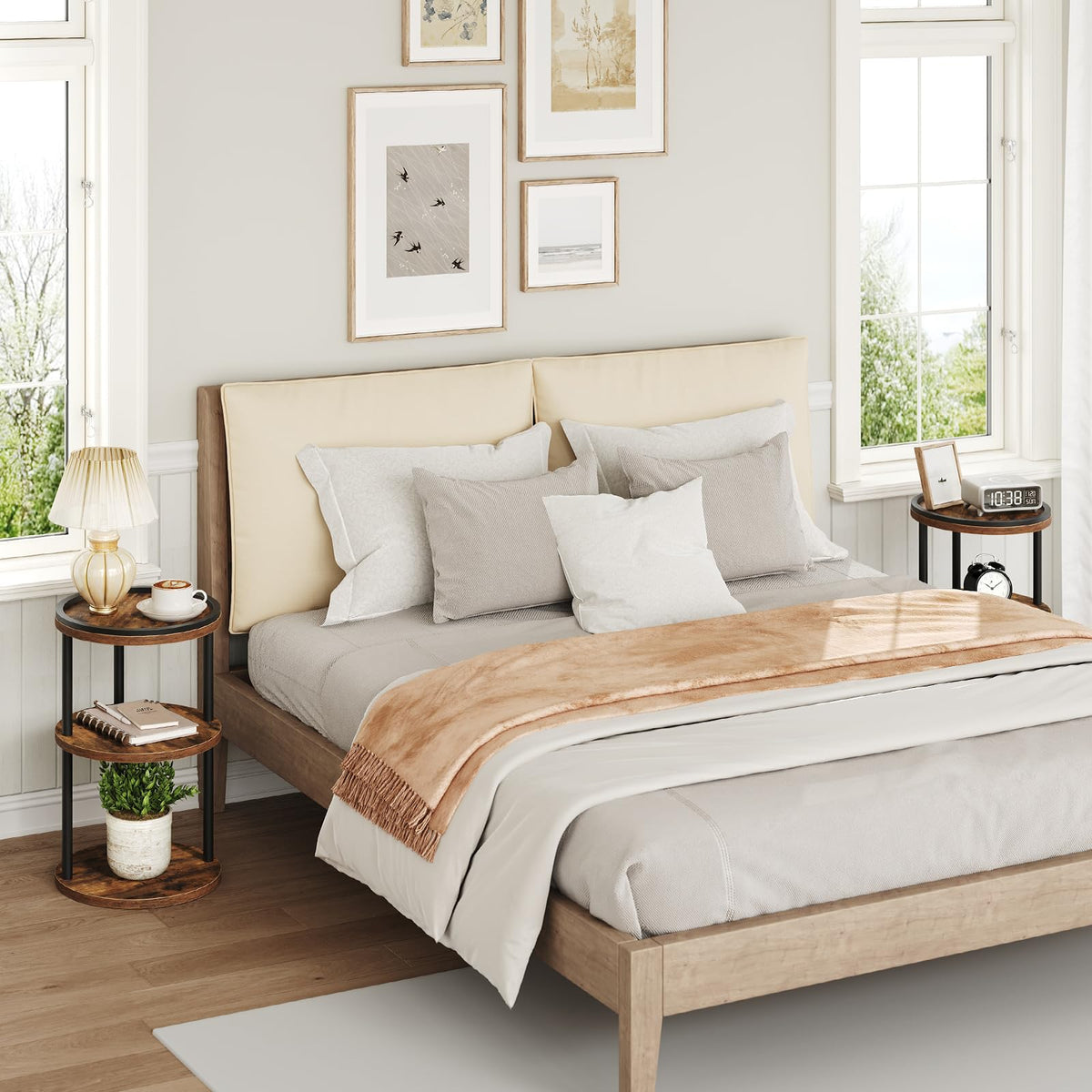 Small Round 3-Tier Side Table J486623