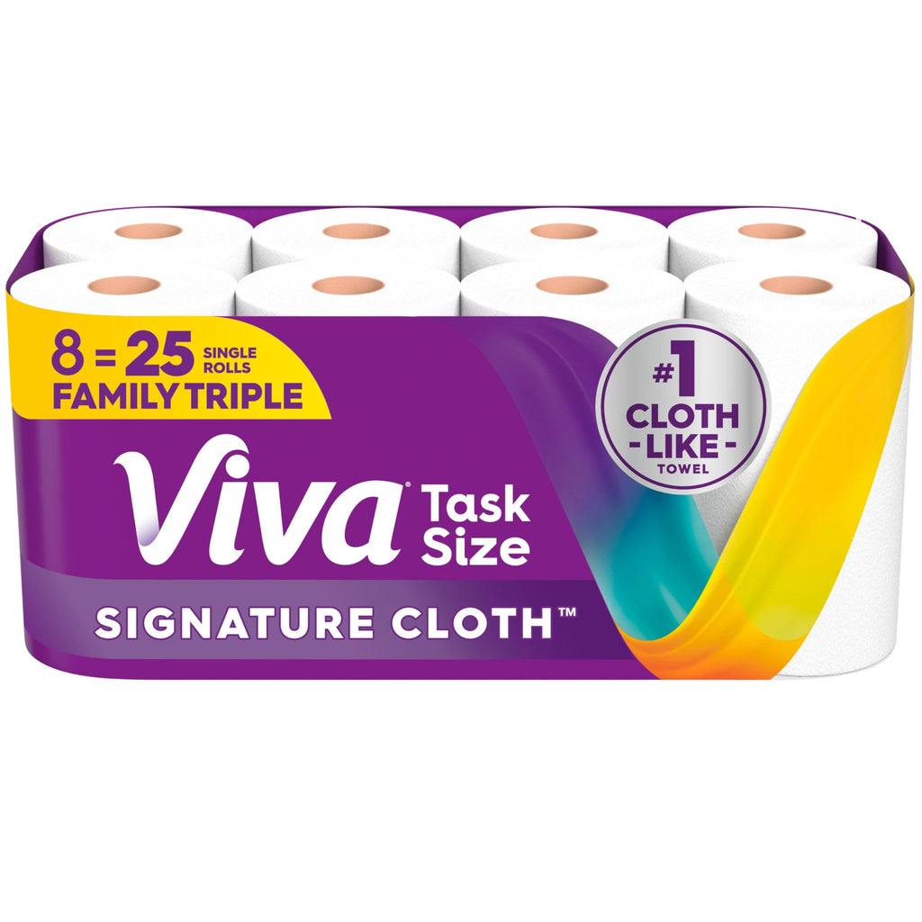 Cloth Paper Towels, 8 Triple, 141 Sheets per Roll B9642